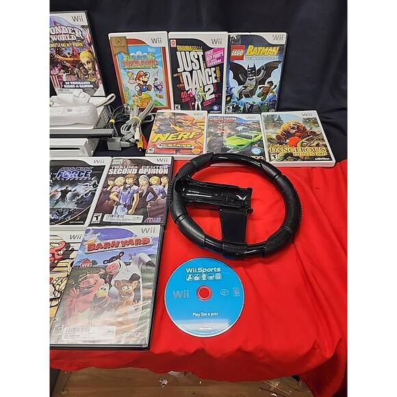 Wii Console RVL-001 With 20 Games Wii Sports, Super Paper Mario, Indiana Jones - Picture 5 of 5